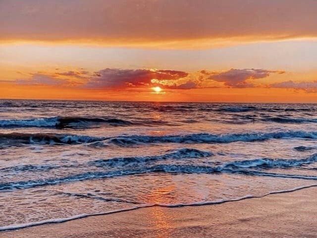 Trauerbegleitung. Einen Sonnenuntergang am Meer